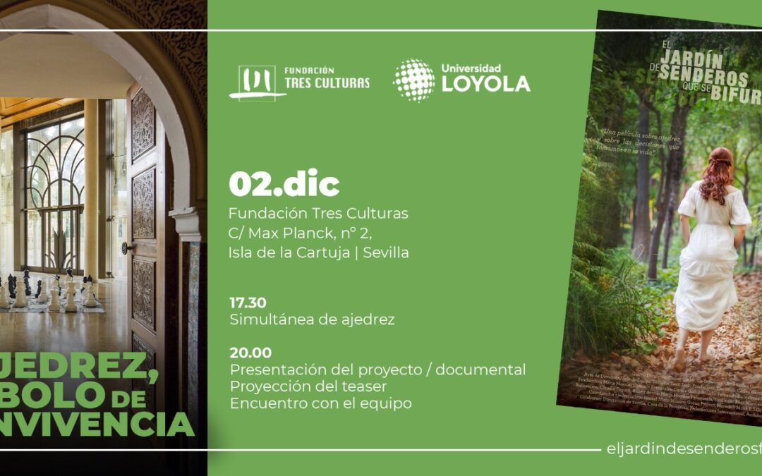 El ajedrez, protagonista de un documental en el que colaboran la Fundación Tres Culturas y la Universidad Loyola